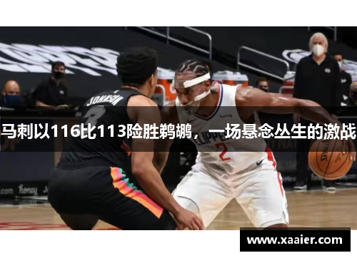 马刺以116比113险胜鹈鹕，一场悬念丛生的激战